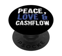 Peace Love & Cashflow PopSockets Adhesive PopGrip