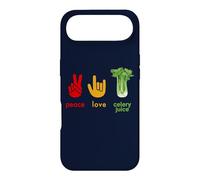 Peace Love Celery Juice Funny Organic Juicing Juicer Health Case for iPhone Air