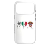 Peace, Love, Cinco De Mayo Skull - Mexican Fiesta Party Case for iPhone 17 Pro