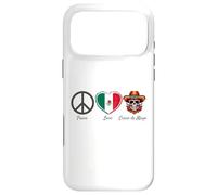 Peace, Love, Cinco De Mayo Skull - Mexican Fiesta Party Case for iPhone 17 Pro Max