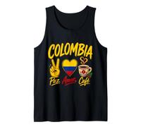 Peace Love Coffee Colombia Tank Top