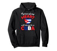 Peace Love Cuba Pride Design Pullover Hoodie