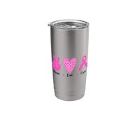 Peace Love Cure | Breast Cancer Stainless Steel Insulated Tumbler