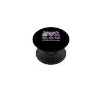 Peace Love Cure Crohn's Awareness - IBD Fighter PopSockets Adhesive PopGrip