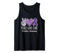 Peace Love Cure Crohn's Awareness - IBD Fighter Tank Top