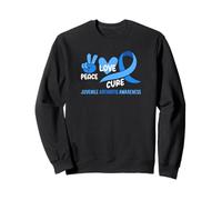 Peace Love Cure Juvenile Arthritis Awareness Sweatshirt
