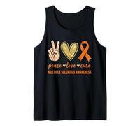 Peace Love Cure Multiple Sclerosis Awareness Tank Top
