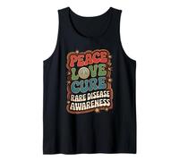 Peace Love Cure Rare Disease Awareness Tank Top