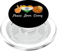 Peace Love Curry Indian Food Lover PopSockets PopGrip for MagSafe