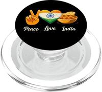 Peace Love Curry Indian Food Lover PopSockets PopGrip for MagSafe