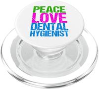 Peace Love Dental Hygienist PopSockets PopGrip for MagSafe
