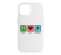 Peace Love Dragons Cute Dragon Case for iPhone 14