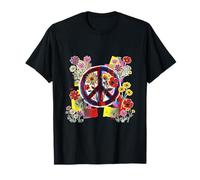 Peace Love Flowers Stop War T-Shirt