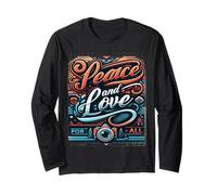 Peace & Love for All United We Shine Love and Peace for All Long Sleeve T-Shirt