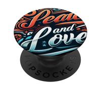 Peace & Love For All United We Shine Love and Peace for All PopSockets Adhesive PopGrip