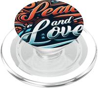 Peace & Love For All United We Shine Love and Peace for All PopSockets PopGrip for MagSafe