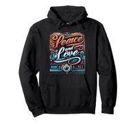 Peace & Love For All United We Shine Love and Peace for All Pullover Hoodie