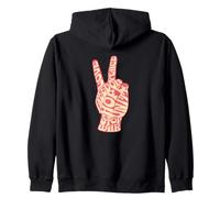 Peace Love Freedom Hope Unity Stop War Zip Hoodie
