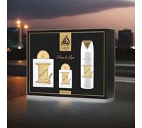 LATTAFA PRIDE ART OF NATURE ll 100ML+ 20ML EDP SPRAY + 200ML PERFUMED GIFT SET