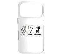 Peace Love Giraffes Proud Men Women Giraffe Case for iPhone 17 Pro