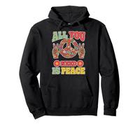 Peace Love Harmony Unity Happy Hope True Pullover Hoodie