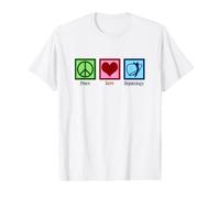 Peace Love Hepatology Value Graphic T-Shirt