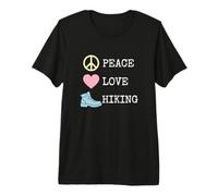Peace Love Hiking Trail Trekker Premium T-Shirt
