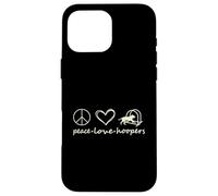 Peace Love Hoopers dog training agility Case for iPhone 16 Pro Max