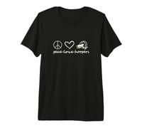 Peace Love Hoopers Dog Training Agility Premium T-Shirt