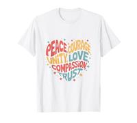 Peace Love Hope Inclusion Equality Hope - Social Justice T-Shirt
