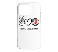 Peace Love Jimmy Carter Case for iPhone 16 Pro