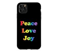 Peace Love Joy Rainbow Pride Case for iPhone 11 Pro Max