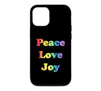 Peace Love Joy Rainbow Pride Case for iPhone 12/12 Pro