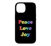 Peace Love Joy Rainbow Pride Case for iPhone 14