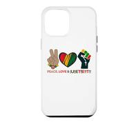 Peace Love & Juneteenth Celebrate Freedom Independence Day Case for iPhone 12 Pro Max