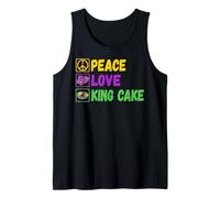 Peace Love King Cake Tank Top