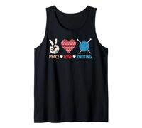 Peace Love Knitting Tank Top