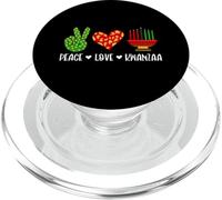 Peace Love Kwanzaa African Heritage Holiday Celebration PopSockets PopGrip for MagSafe