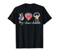Peace Love La Adelita Mexican Revolution Soldier La Adelita T-Shirt
