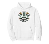 Peace Love Mahjong Player Peaceful Tile Lifestyle Identity Pullover Hoodie