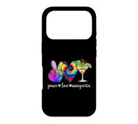 Peace Love Margarita Rainbow Heart Fiesta Cocktail Lover Case for iPhone 17 Pro
