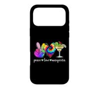 Peace Love Margarita Rainbow Heart Fiesta Cocktail Lover Case for iPhone 17 Pro Max