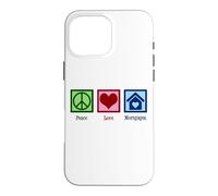 Peace Love Mortgage Company Loan Officer Case for iPhone 16 Pro Max