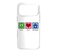 Peace Love Mortgage Company Loan Officer Case for iPhone 17 Pro Max