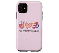Peace Love Namaste Mandala OM Sign Yoga Lover Hippie Soul Case for iPhone 11