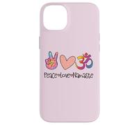 Peace Love Namaste Mandala OM Sign Yoga Lover Hippie Soul Case for iPhone 14 Plus