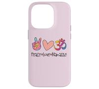 Peace Love Namaste Mandala OM Sign Yoga Lover Hippie Soul Case for iPhone 14 Pro