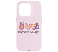Peace Love Namaste Mandala OM Sign Yoga Lover Hippie Soul Case for iPhone 15 Pro
