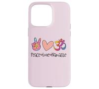 Peace Love Namaste Mandala OM Sign Yoga Lover Hippie Soul Case for iPhone 15 Pro Max