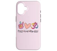 Peace Love Namaste Mandala OM Sign Yoga Lover Hippie Soul Case for iPhone 16